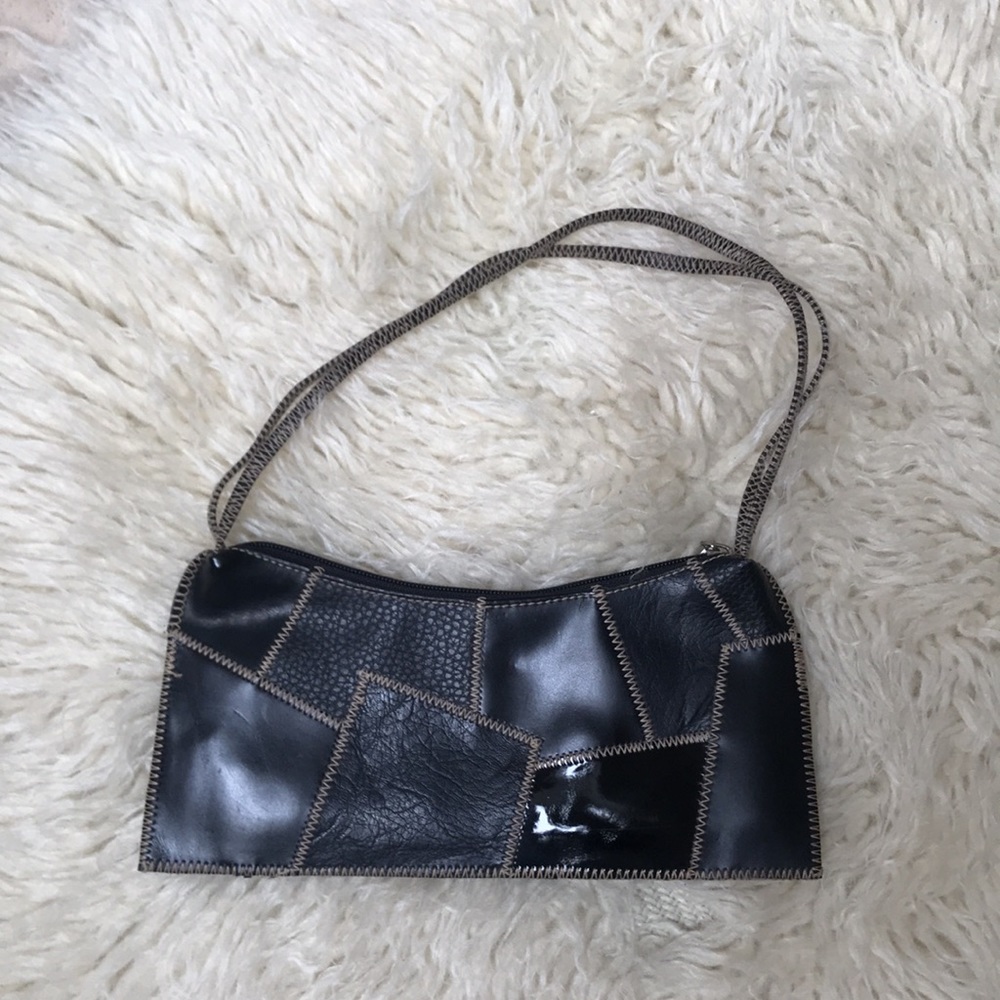 Steve Madden black leather handbag - Picture 2 of 3